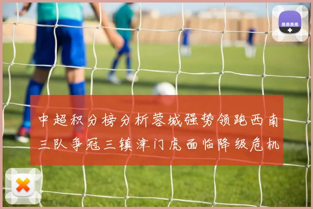 中超积分榜分析蓉城强势领跑西南三队争冠三镇津门虎面临降级危机